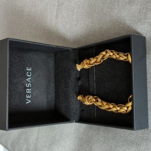 Versace Medusa Chain Earrings